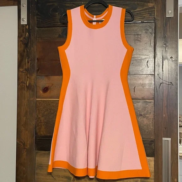 strapless open back dress Clementine Cutie Hot Pink Preppy Dress main image 1